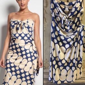 DVF Diane Von Furstenberg Tahiti Wrap Boho ethnic wedding party Dress 8